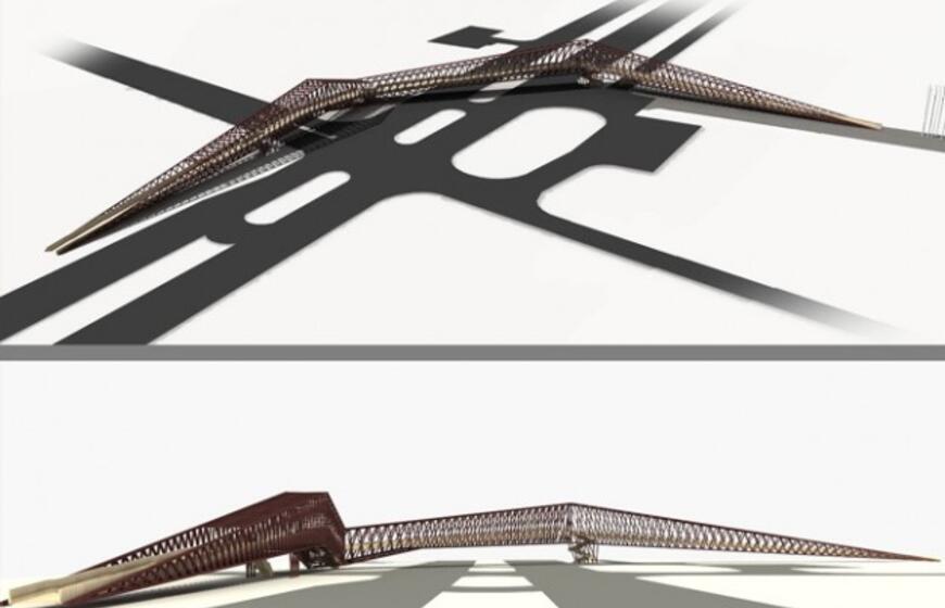 Pėsčiųjų perėjos prie Klaipėdos arenos projektai