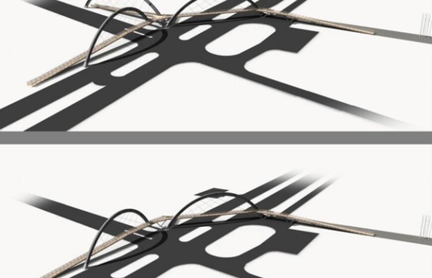 Pėsčiųjų perėjos prie Klaipėdos arenos projektai