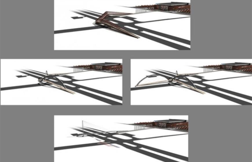 Pėsčiųjų perėjos prie Klaipėdos arenos projektai