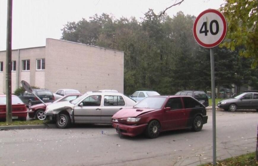 Avarija prie Klaipėdos verslo ir technologijų kolegijos