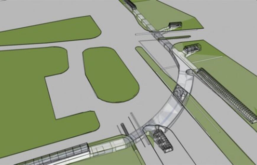 Pėsčiųjų perėjos prie Klaipėdos arenos projektai