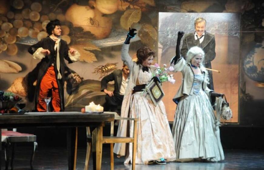 Spektaklio "Mirandolina, arba Šiandien vaidiname Goldonį" premjera