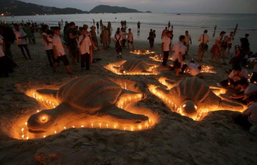 Ant vandenyno kranto - cunamio aukų minėjimas