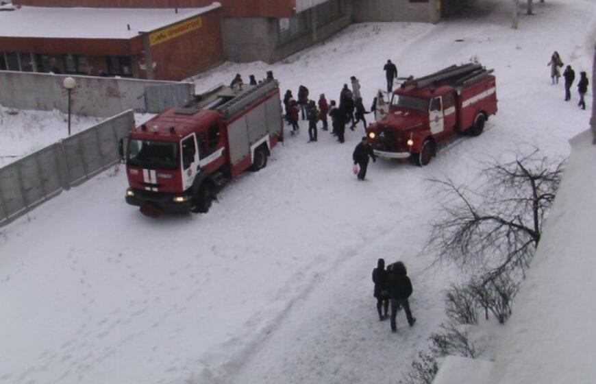 Gaisras apleistame pastate I. Simonaitytės gatvėje