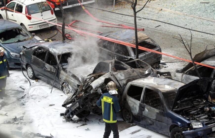 Prie teismo pastato Atėnuose (Graikija) detonavo bomba