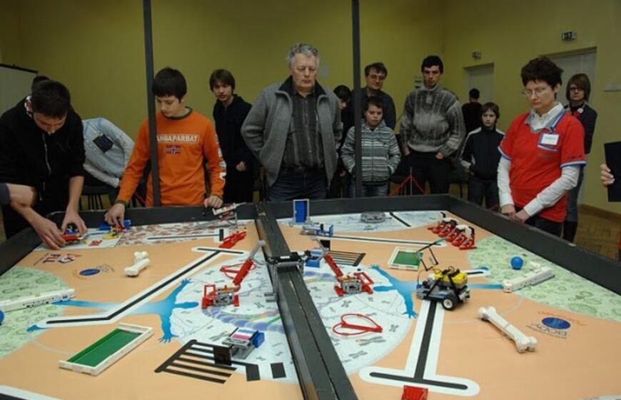 Mokinių robotų konstruktorių turnyras Klaipėdoje