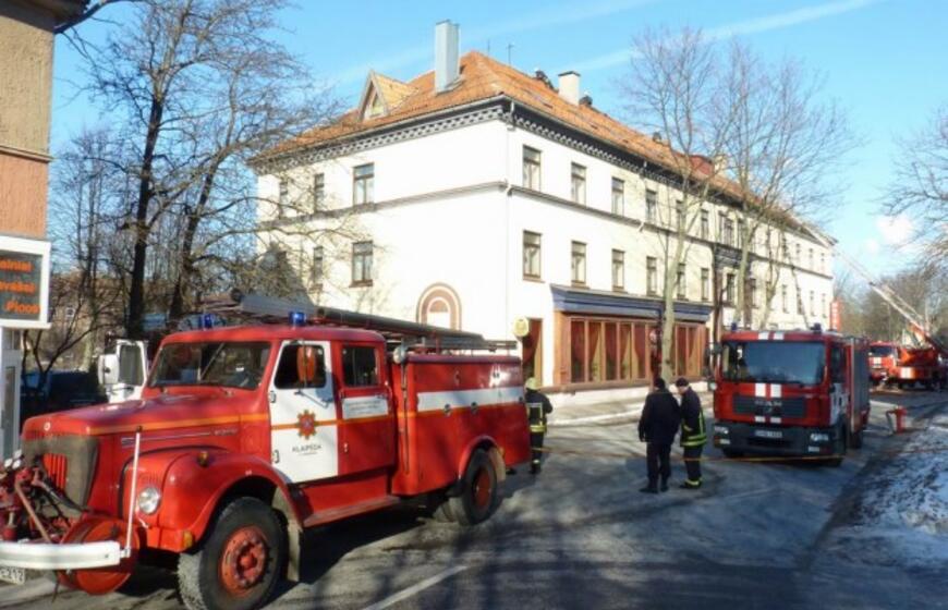 Uostamiesčio viešbutyje "Lūgnė" siautėjo ugnis