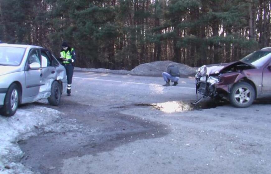 Avarija Palangos sankryžoje