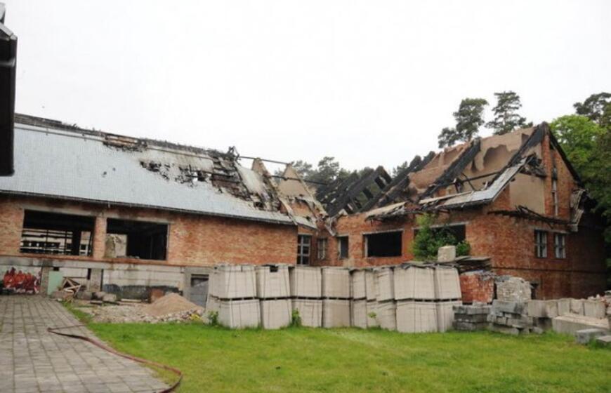 Gaisras apartamentuose Juodkrantėje