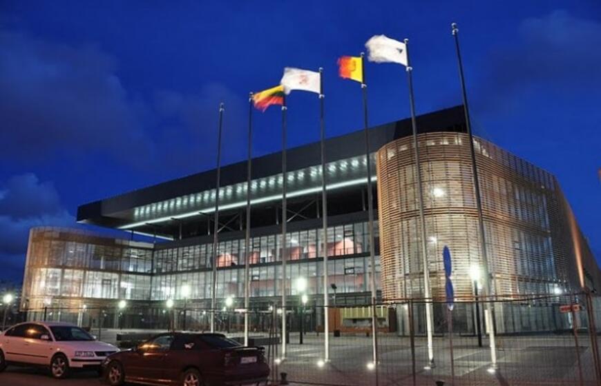 Išbandytas Švyturio arenos apšvietimas