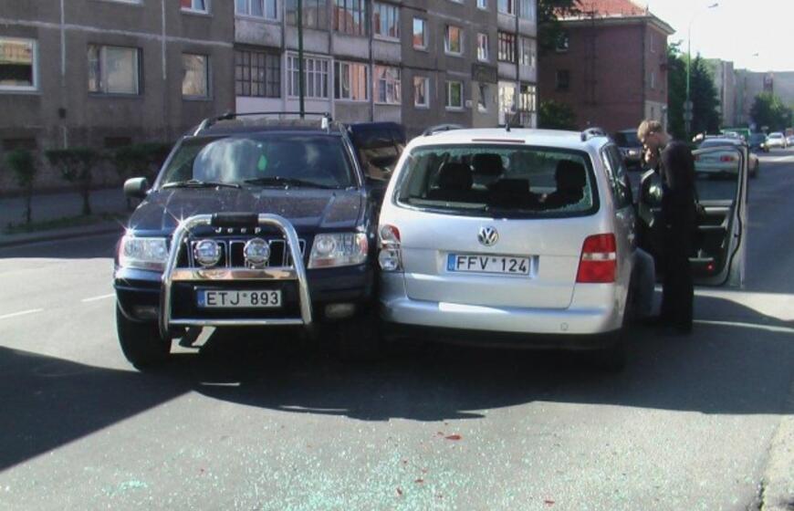 Avarija Minijos gatvėje