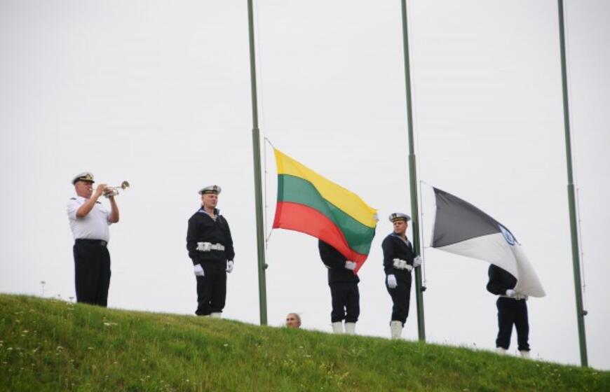 Jūrų muziejuje - jūrininkų pagerbimo ceremonija