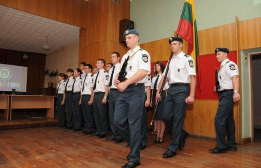 Tarnybą pradednčių policininkų priesaikos ceremonija