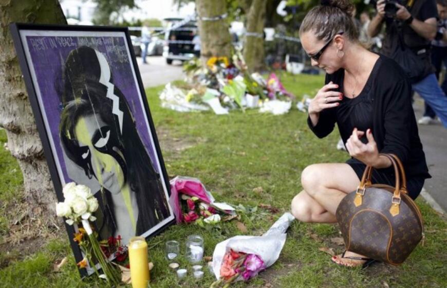 Londone rasta negyva atlikėja Amy Winehouse