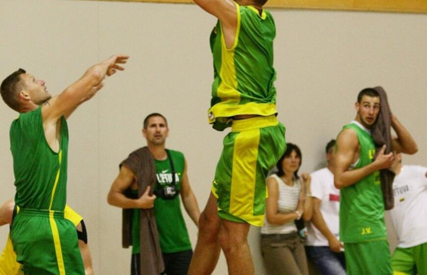 Lietuvos rinktinė "šlifuoja" greitas atakas