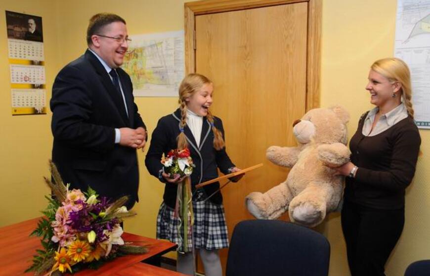 Lietuvos atstovei  "Vaikų Eurovizijoje" - meškinas