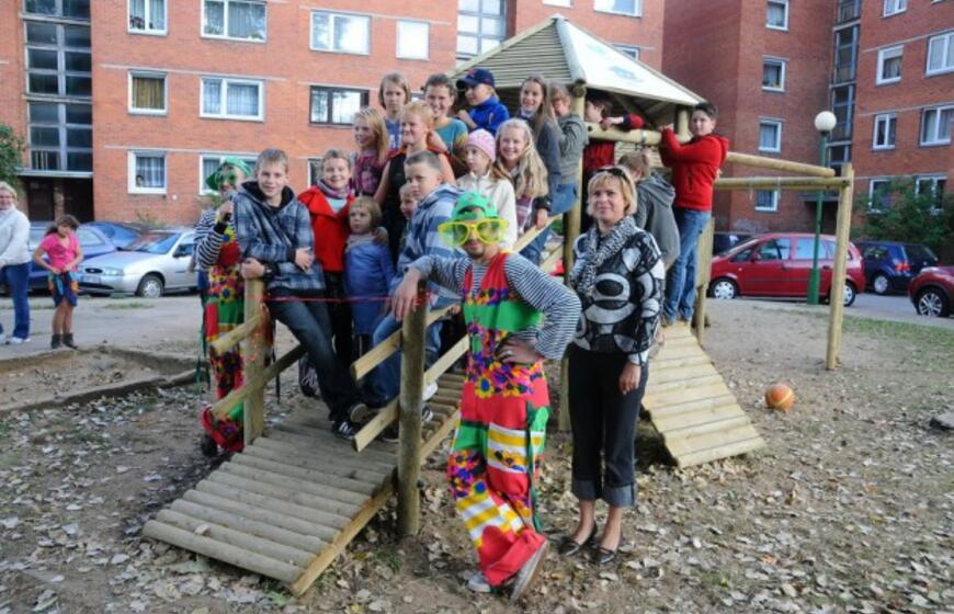 Klaipėdoje - dvi naujos vaikų žaidimų aikštelės