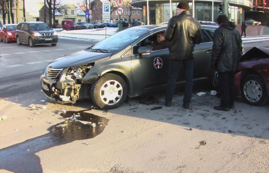 Avarija S. Daukanto ir Naujosios Uosto g.
