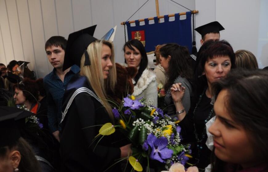 Jūreivystės mokykloje įteikti diplomai