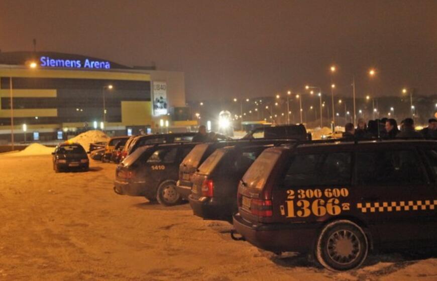 Streikuoja Vilniaus taksistai