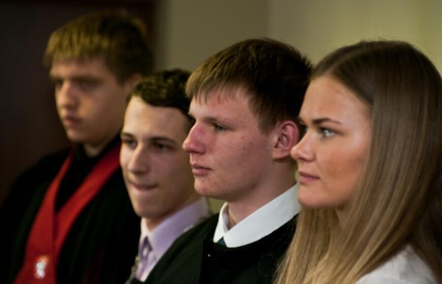 Moksleiviai įsijautė į teismo procesą