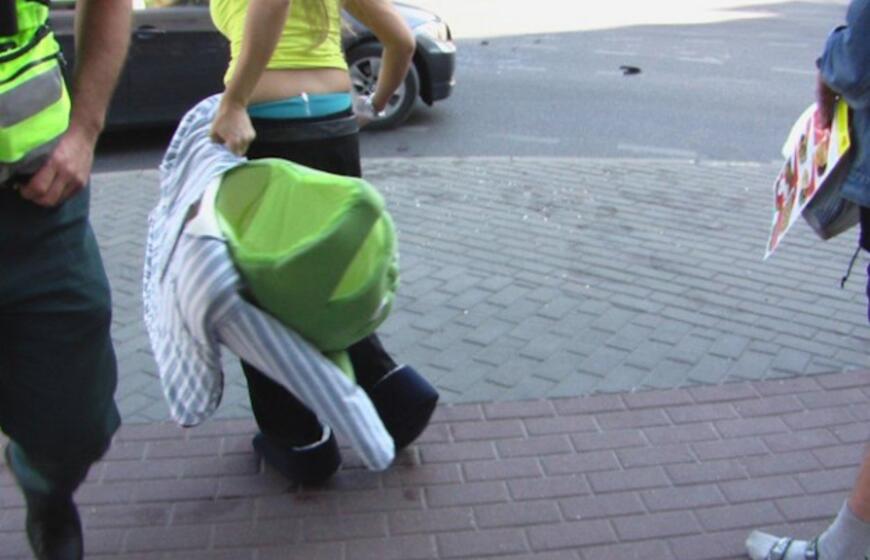 Klaipėdoje į avariją pateko... Šrekas