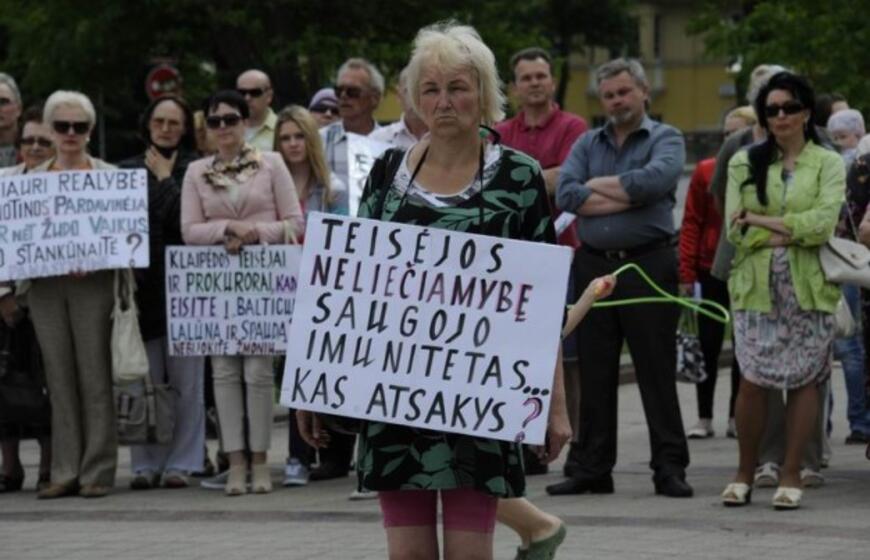 Mitingas Klaipėdoje dėl Garliavos įvykių