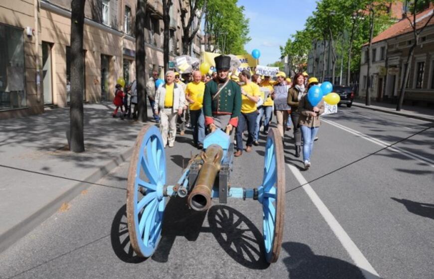 Klaipėdoje paminėta laisvė nuo mokesčių