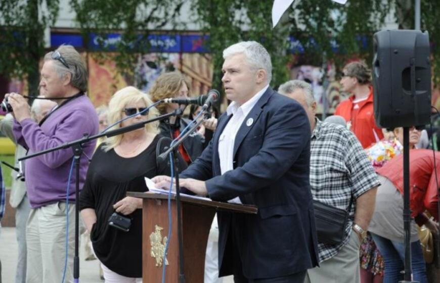 Mitingas Klaipėdoje dėl Garliavos įvykių