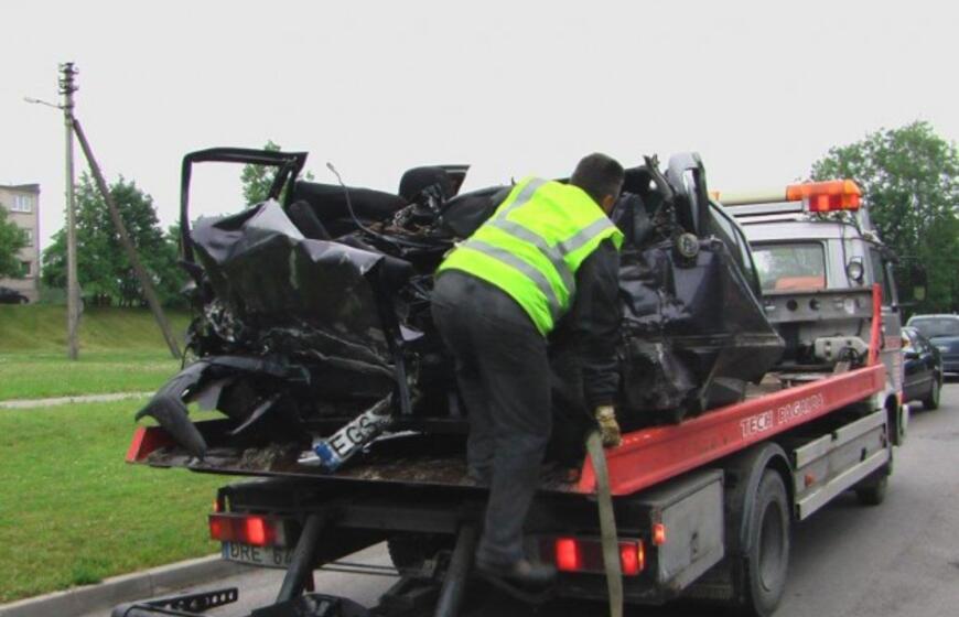 Avarija Kretingoje: žuvo vairuotojas