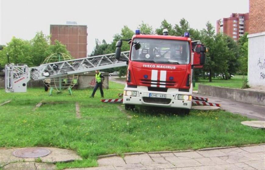 Aštuntajame aukšte - senukas be sąmonės