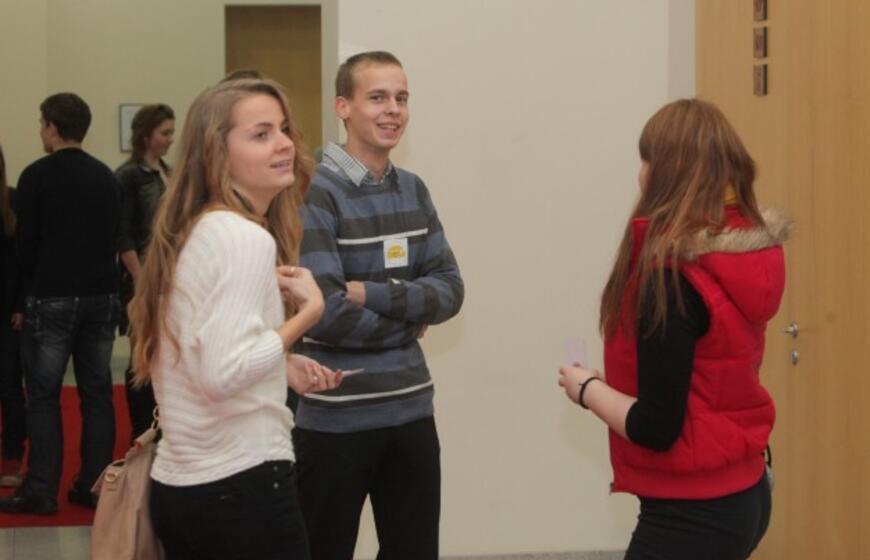 Pažangiausius moksleivius pasveikino rotariečiai