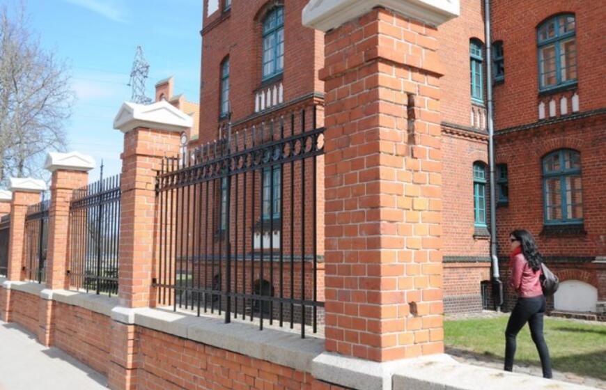 Restauruojama KU miestelio tvora