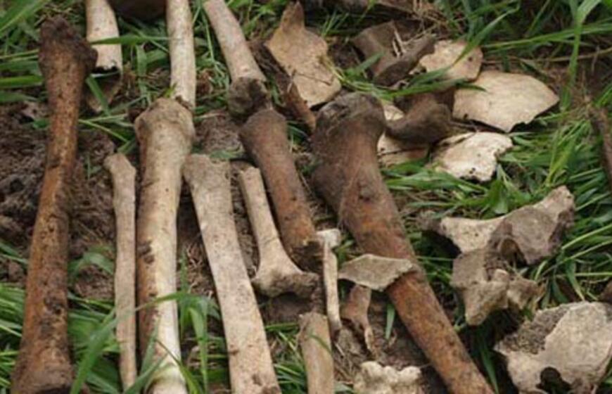 Aptikti žmonių kaulai