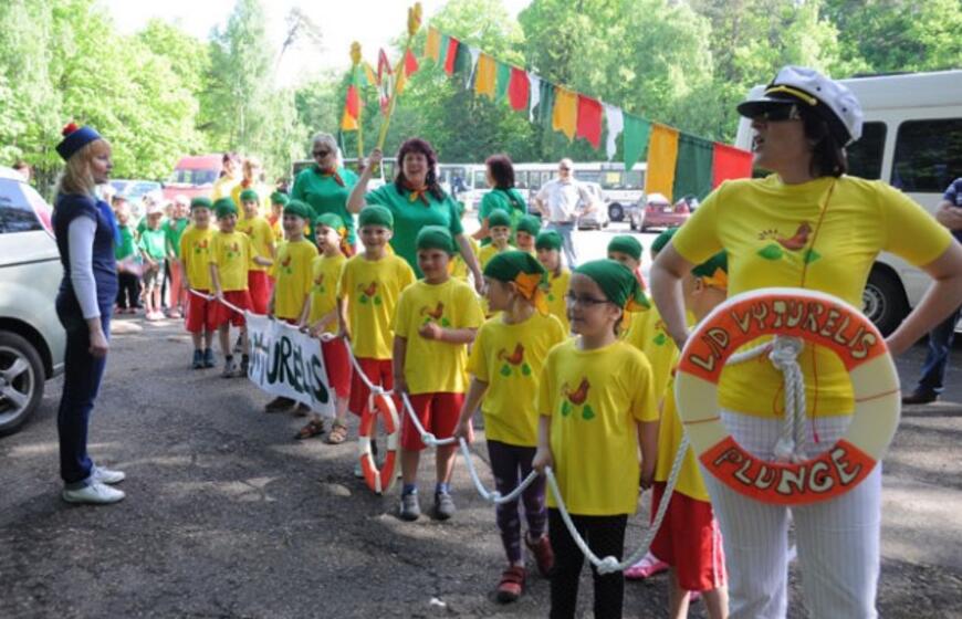 Darželinukams - sveikatos ir sporto šventė pajūryje