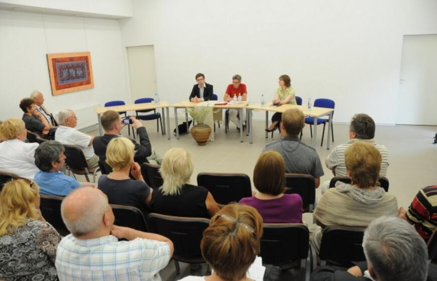 Istorikai apie krašto prijungimą diskutavo su miestiečiais