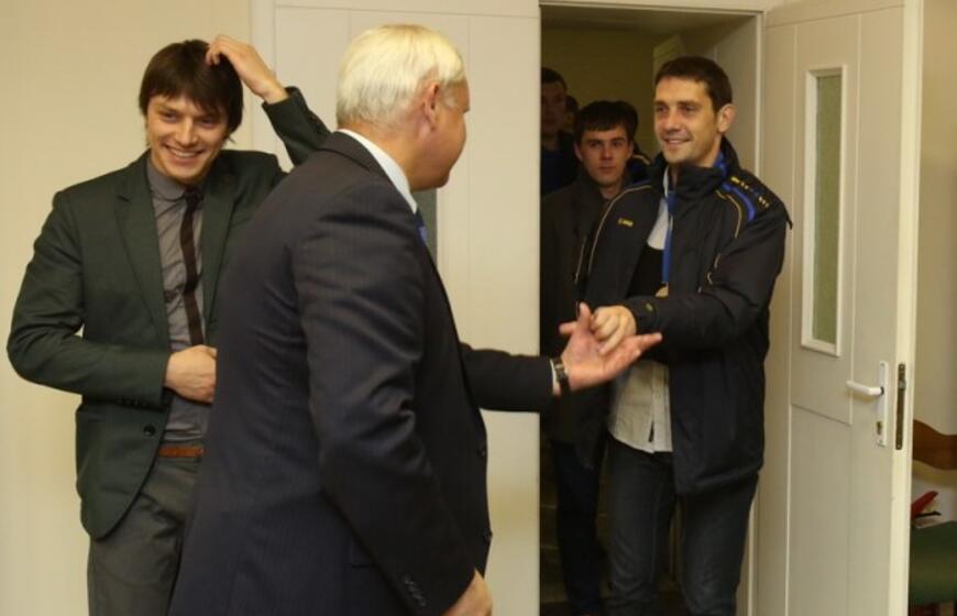 "Atlanto" komandai padėkojo meras