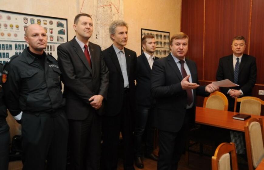 Pagerbė Klaipėdos policijos pareigūnus