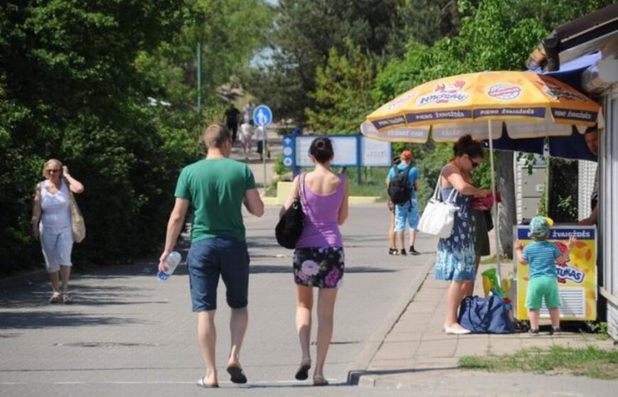 Klaipėdos paplūdimiuose - jau vasara