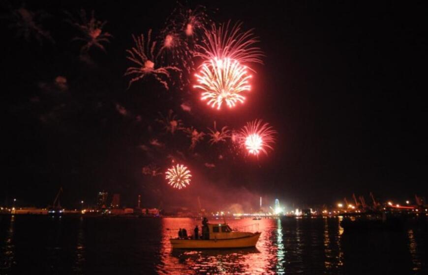Jūros šventės fejerverkas