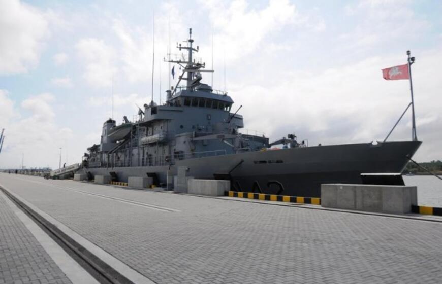 NATO laivai Centriniame Klaipėdos terminale