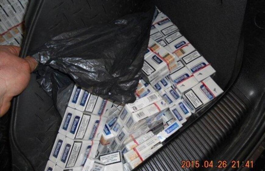 Diplomatiniame automobilyje - kontrabandinės cigaretės