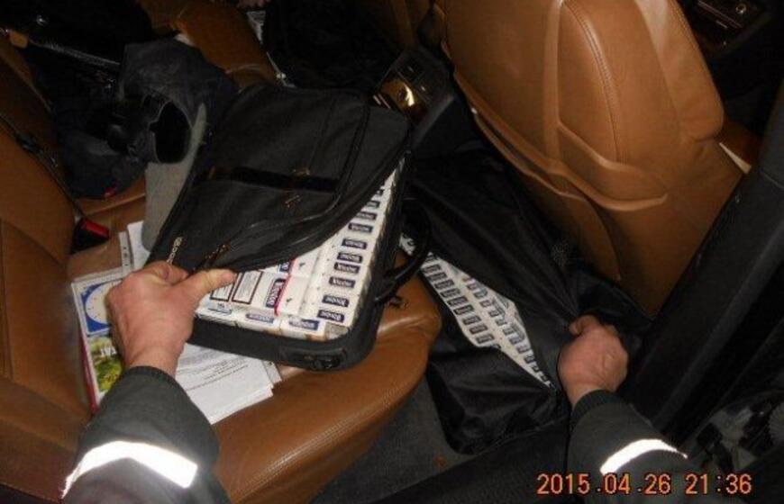 Diplomatiniame automobilyje - kontrabandinės cigaretės