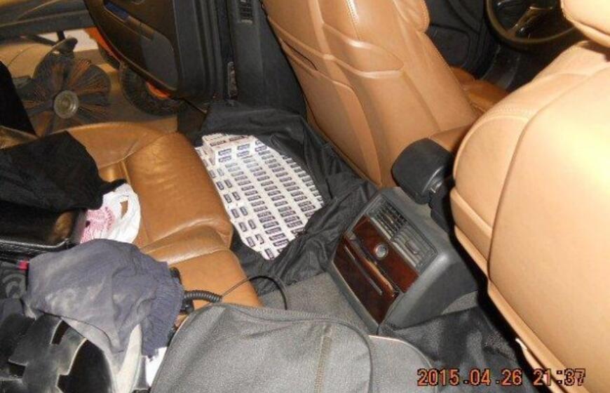 Diplomatiniame automobilyje - kontrabandinės cigaretės