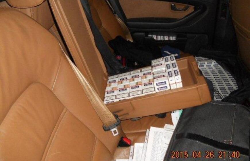 Diplomatiniame automobilyje - kontrabandinės cigaretės