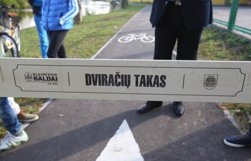 Dviračių tako atidarymas
