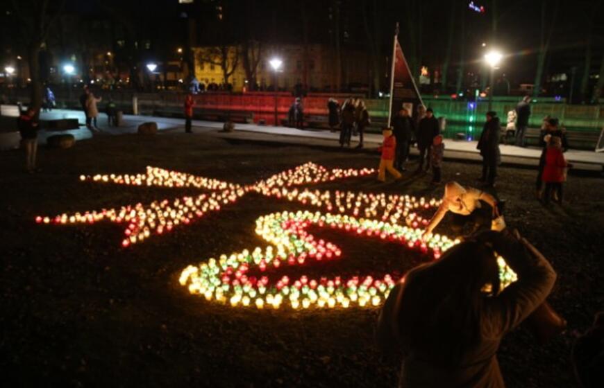 Žvakučių akcija Vasario 16-osios proga