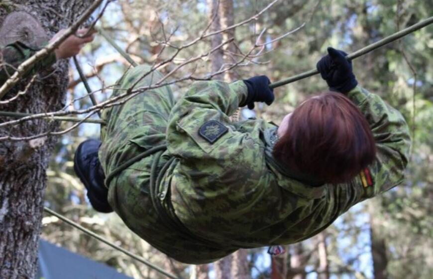 Klaipėdos pėstininkų kuopa blogo oro nepabūgo