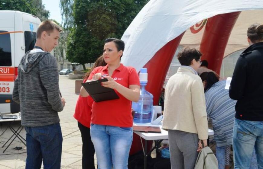 Klaipėdoje - neatlygintinos kraujo donorystės turas