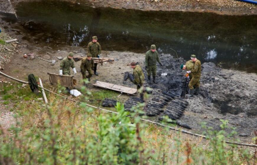 Išminavimo darbai prie delfinariumo
